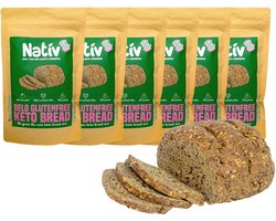 Nativ Belo - Keto Broodmix 6 pack powerbread - notenvrij - proteinerijk - vezelrijk