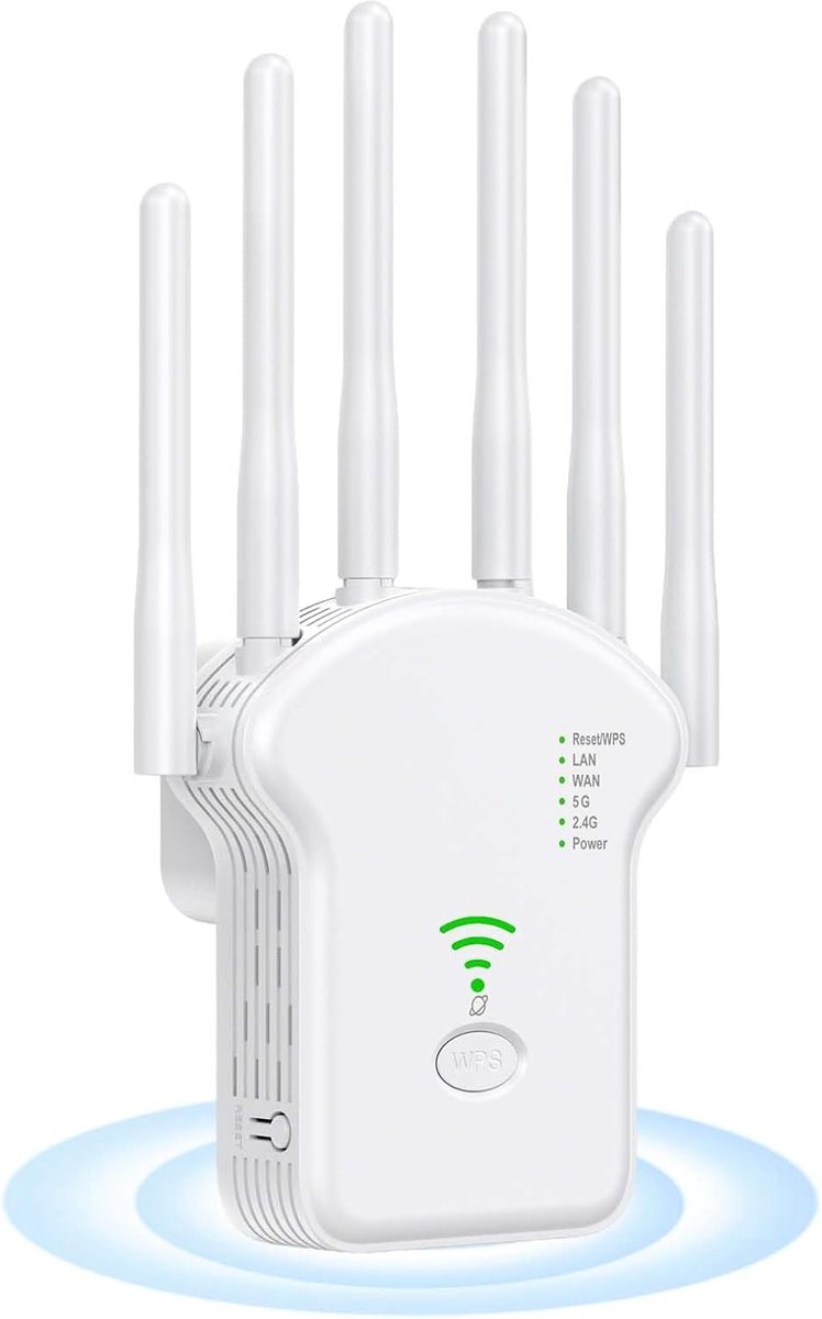 Solacis Wifi versterker stopcontact - Wifi versterker - Wifi repeater - Wifi stopcontact - Wifi verbeteren - Betere wifi - Must have voor een betere wifi in huis!