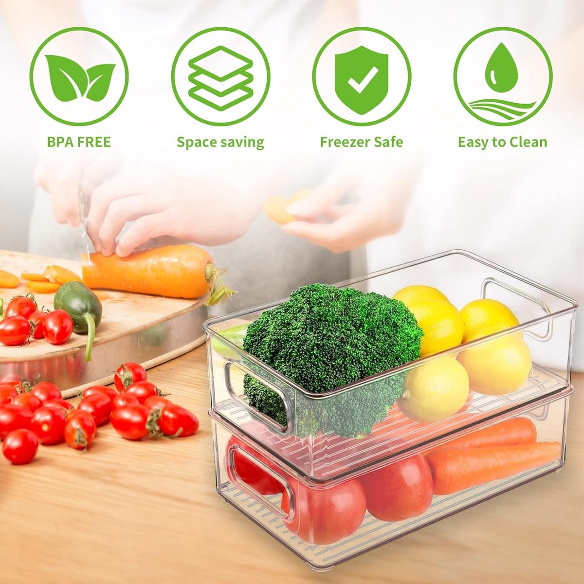 Candala – Koelkast organizer – Set van 4