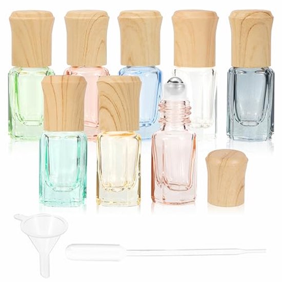 Glazen pipetflessen voor etherische oliën - 4 stuks - bruin - 100 ml