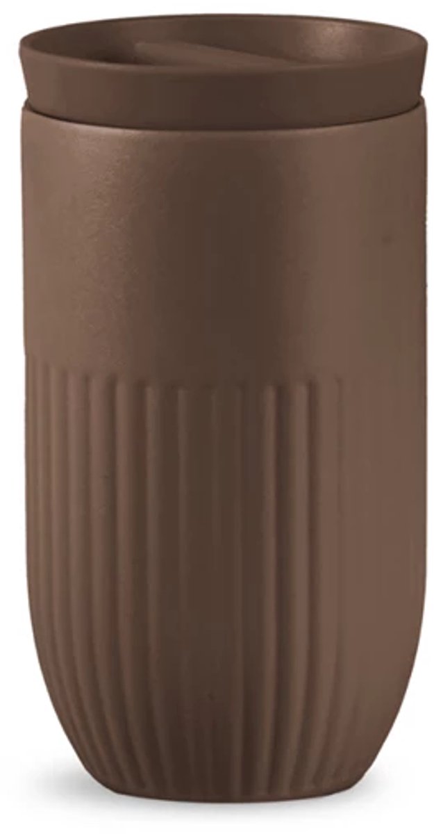 Sagaform Tova isolerende beker to go 32cl bruin