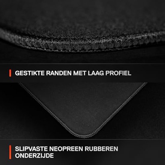 Gaming Muismat - Ultraglad oppervlak - Non-slip neopreen rubberen onderzijde - 490x420mm - Perfect voor FPS, MOBAs, RTS, MMO — afbeelding 5
