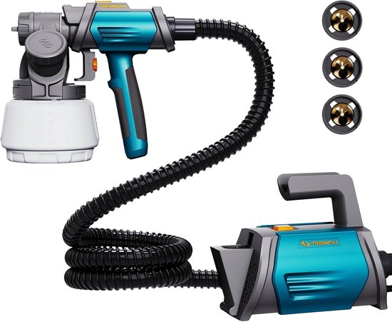 Shark 800 HVLP Verfspuitsysteem, elektrisch verfspuitapparaat met 1300