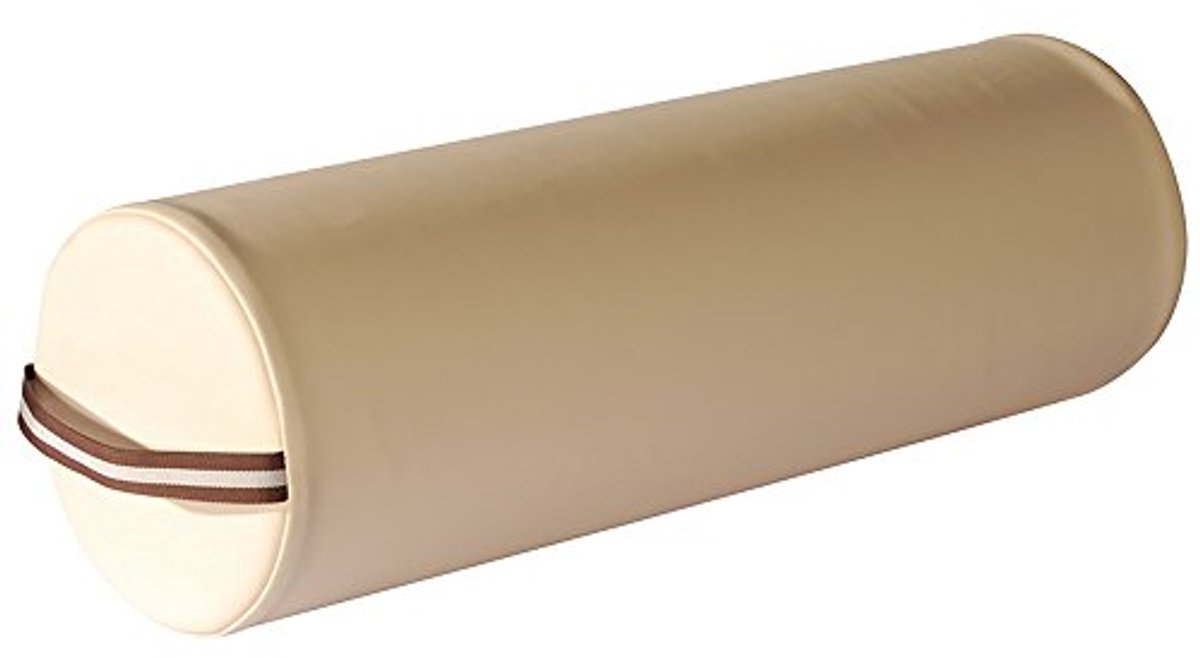 Knie- en nekkussen - 23 cm x 66 cm - Beige - Ondersteuning en Comfort voor Professionals