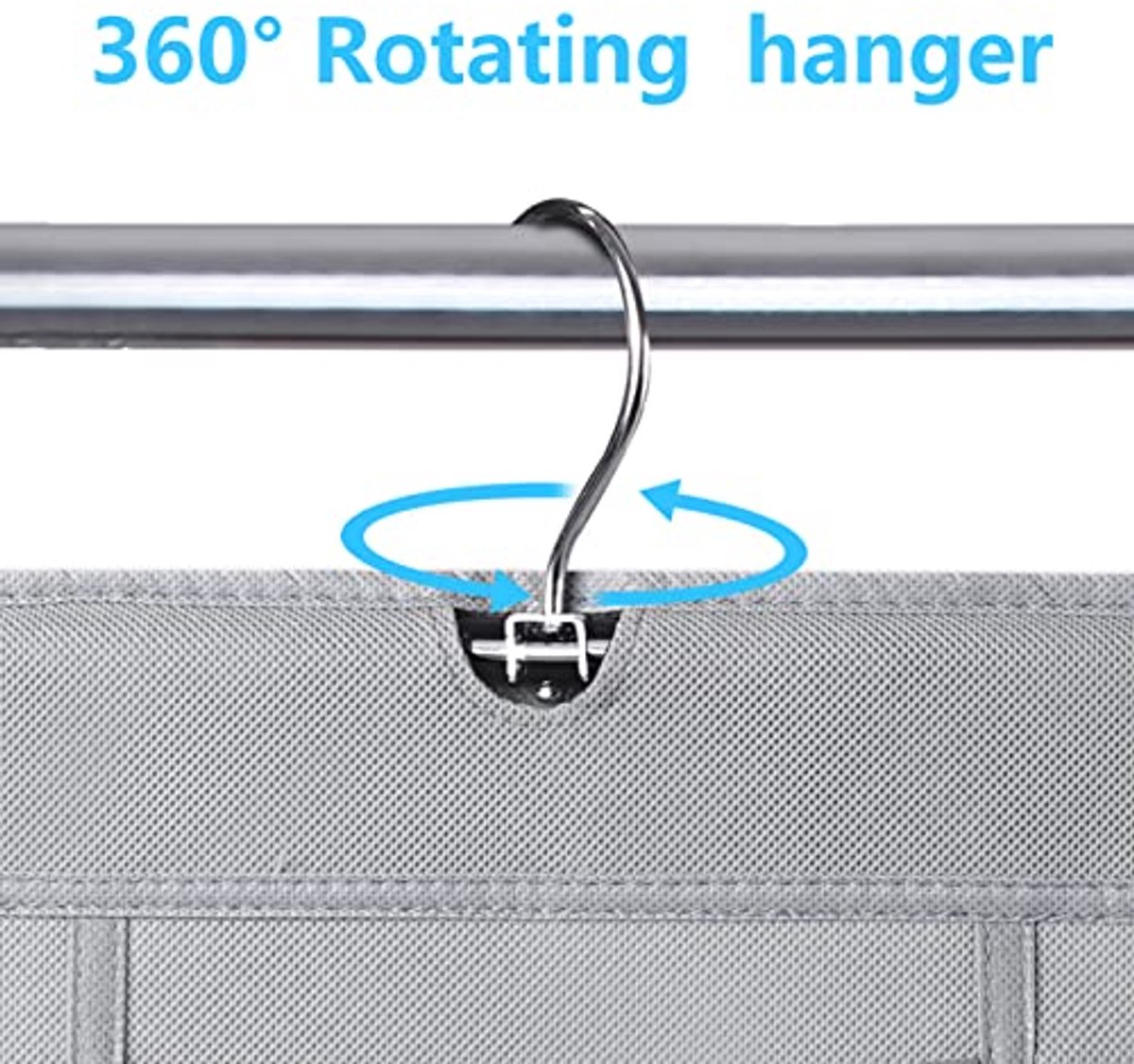 Grote Dubbelzijdige Opknoping Schoen Organizer voor Kast met Roterende Hanger