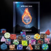Veelvlakkige Dobbelstenen Set, 35 Stuks - 5 RPG Dobbelstenensets met 1