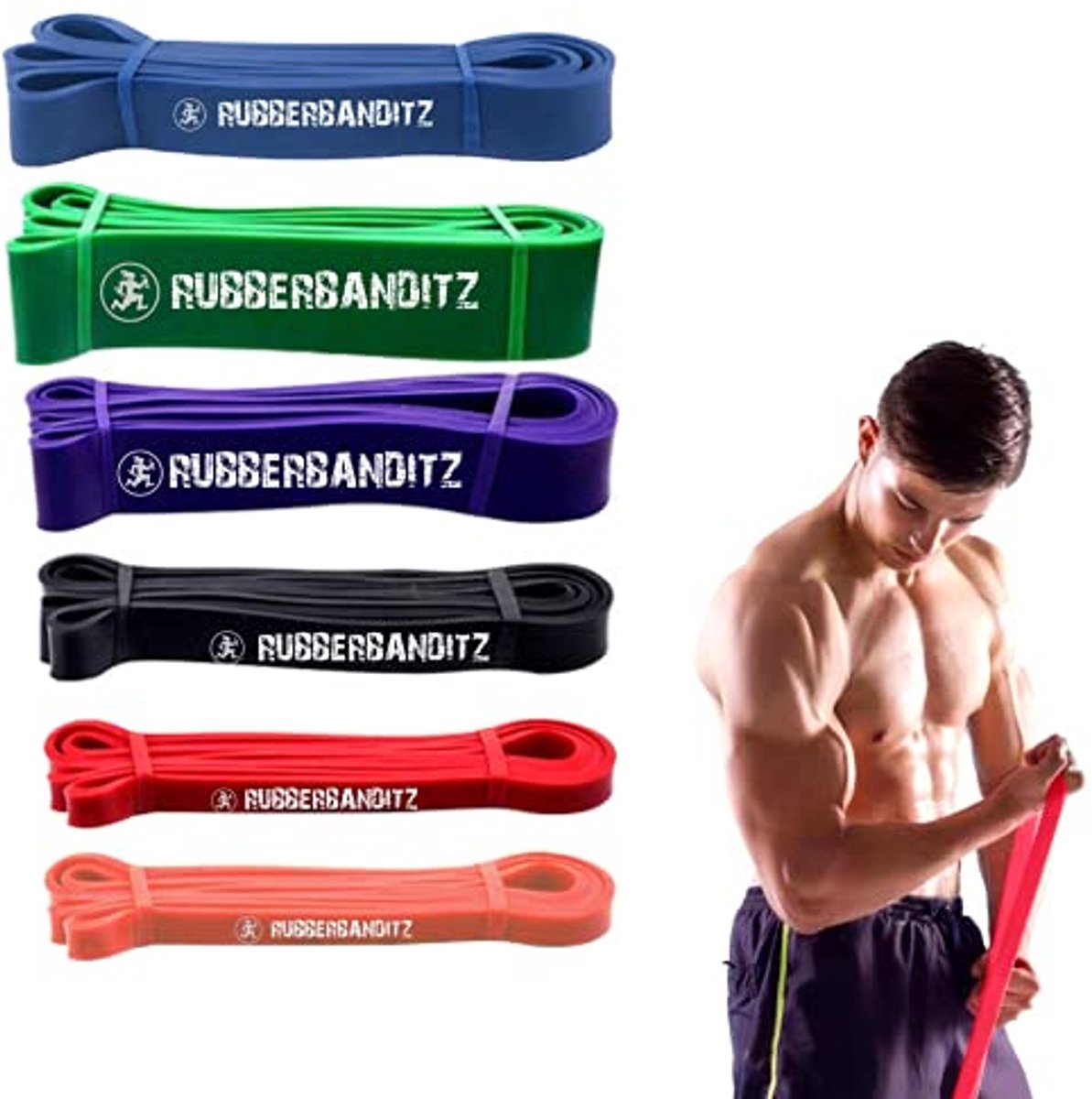 Weerstandsbanden voor Pull-Ups en Stretching | Heavy Duty Oefenbanden