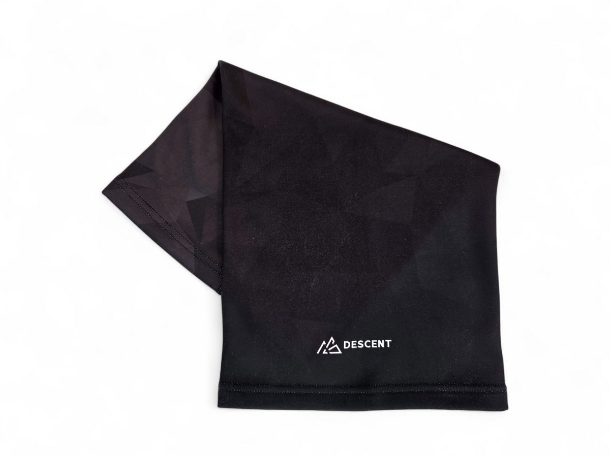 Descent - Nekwarmer - Blackout - Wintersport - Buff - Sjaal - Microfiber - Fleece - Ski - Snowboard