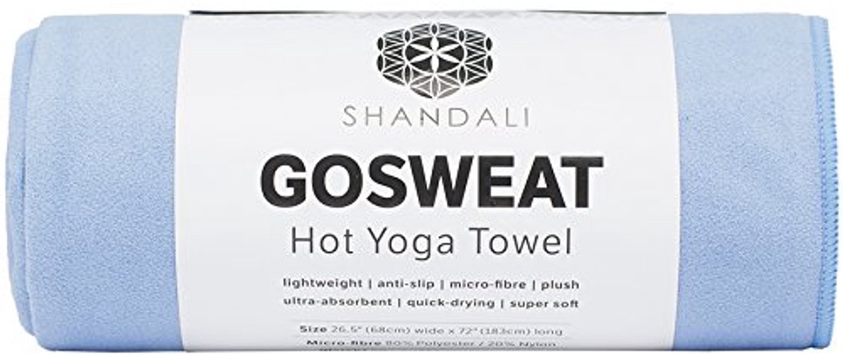 Antislip Hot Yoga Handdoek - Superabsorberende Microvezel Yoga Handdoek voor Bikram, Pilates en Yogamatten