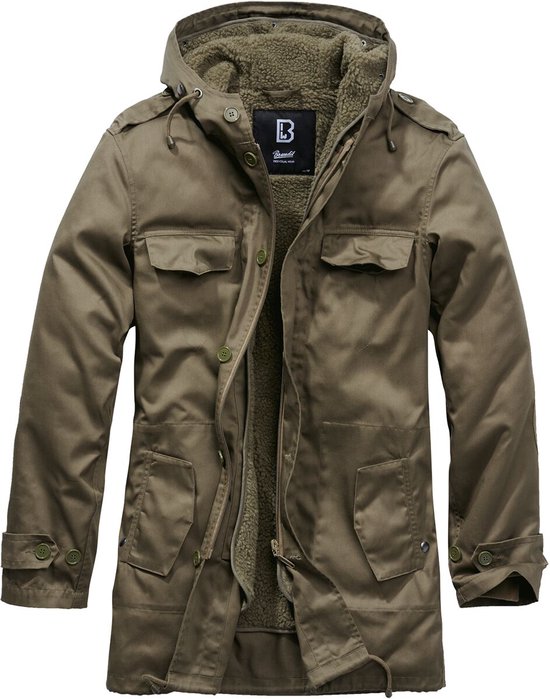 Brandit BW Parka Forest Parka olijf M Polyester -