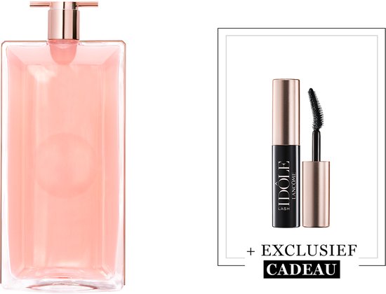 Lancôme Idôle Eau de Parfum + Cadeau - Idôle Eau de Parfum 50ml & Mini Lash Idôle Mascara Zwart 2.5ml Travel Size Cadeau - Navulbare Parfum & Mascara - Totaal 52.5ml