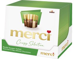 Merci Finest Selection - Amandel - Chocolade - tray a 10 stuks 250 gr