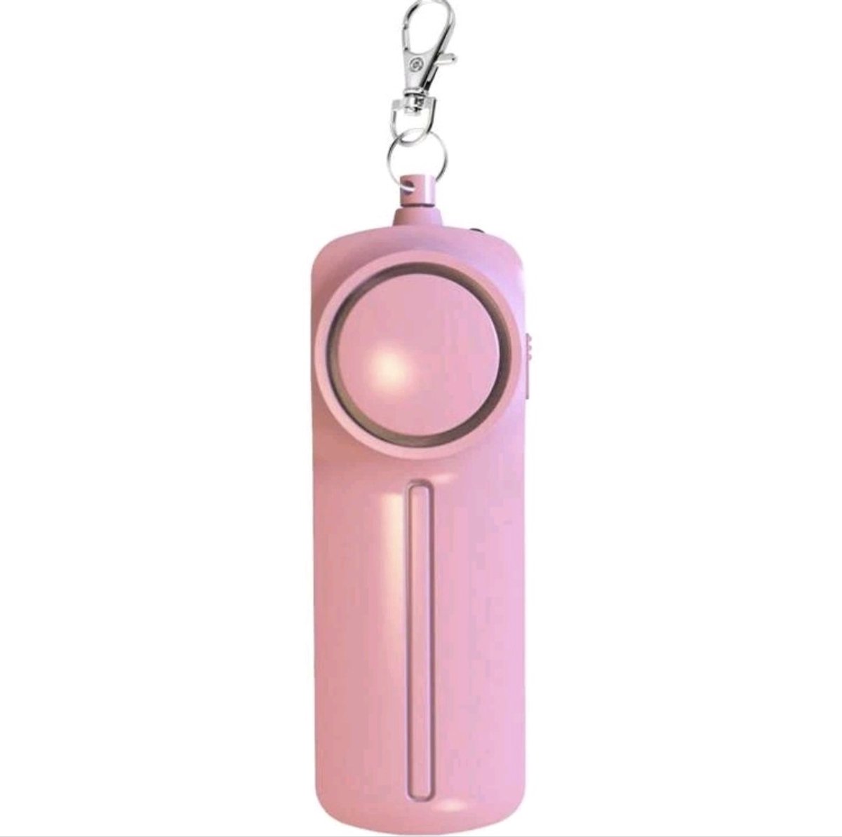 Lumière Couture ® - V1000 - Sleutelhanger Alarm - Op Batterijen - Zakalarm - Met zaklamp - Veiligheid - Zelfverdediging - Persoonlijke Alarm Alarmknop - Vrouwen Kinderen - Roze