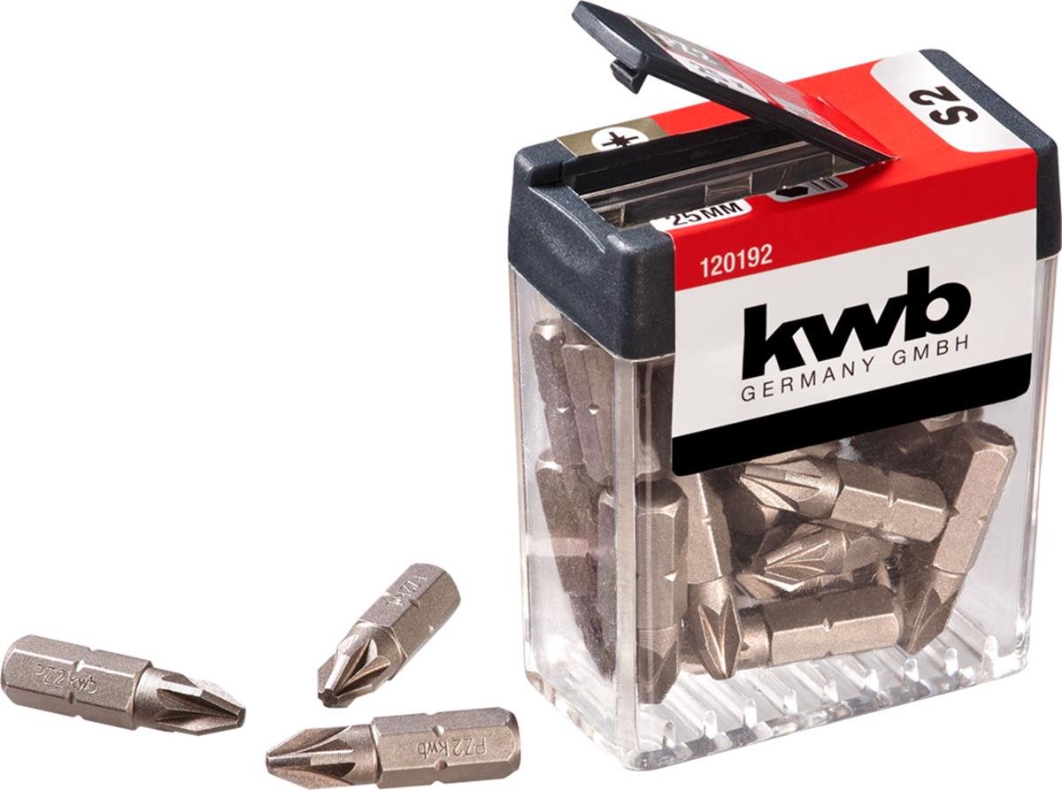 KWB - Schroefbit box - PZ2 - 25mm (25 stuks)
