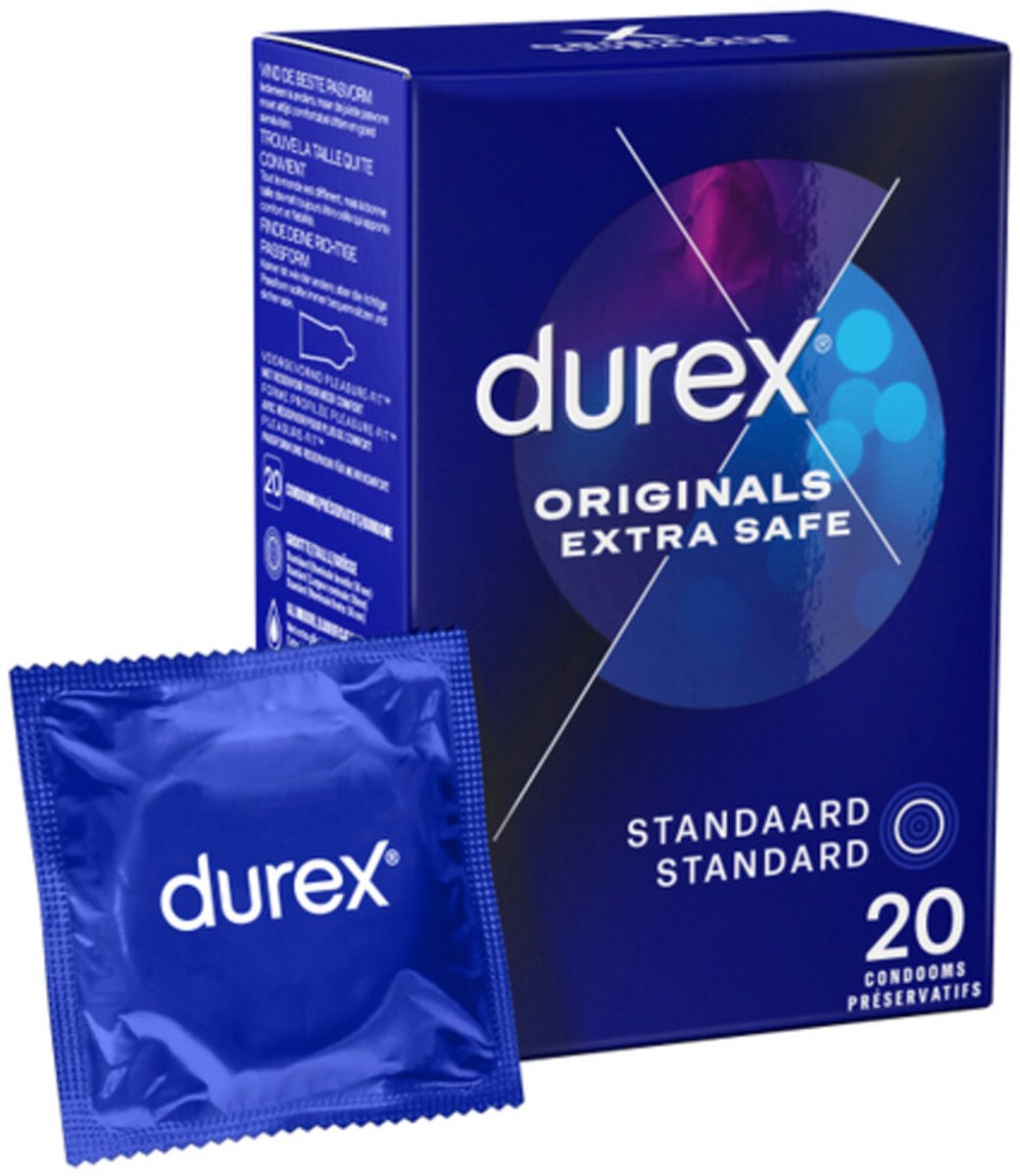 Bol.com Durex Originals Condooms Extra Safe - 6x 20 stuks aanbieding
