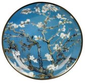 Goebel- Vincent van Gogh | Soucoupe décorative amandier bleu | Porcelaine - 10 cm - avec or véritable - 4 pièces
