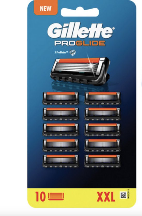 Gillette Fusion5 Proglide Scheermesjes Voor Mannen - 10 Gillette Navulmesjes