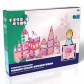 Fits4Kids® Magnetic Tiles - Princess Paradise - 37-delig - Magnetisch Speelgoed - Bouwstenen - Montessori - STEM Speelgoed - 3+ jaar