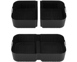 Airfryer siliconen bakplaat rechthoekige oven bakmand Geschikt voor/AF500 airfryer accessoires siliconen mand herbruikbare voering