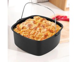 Airfryer antiaanbak cake bakvorm mand bakvorm airfryer keuken airfryer accessoires bakvorm mand