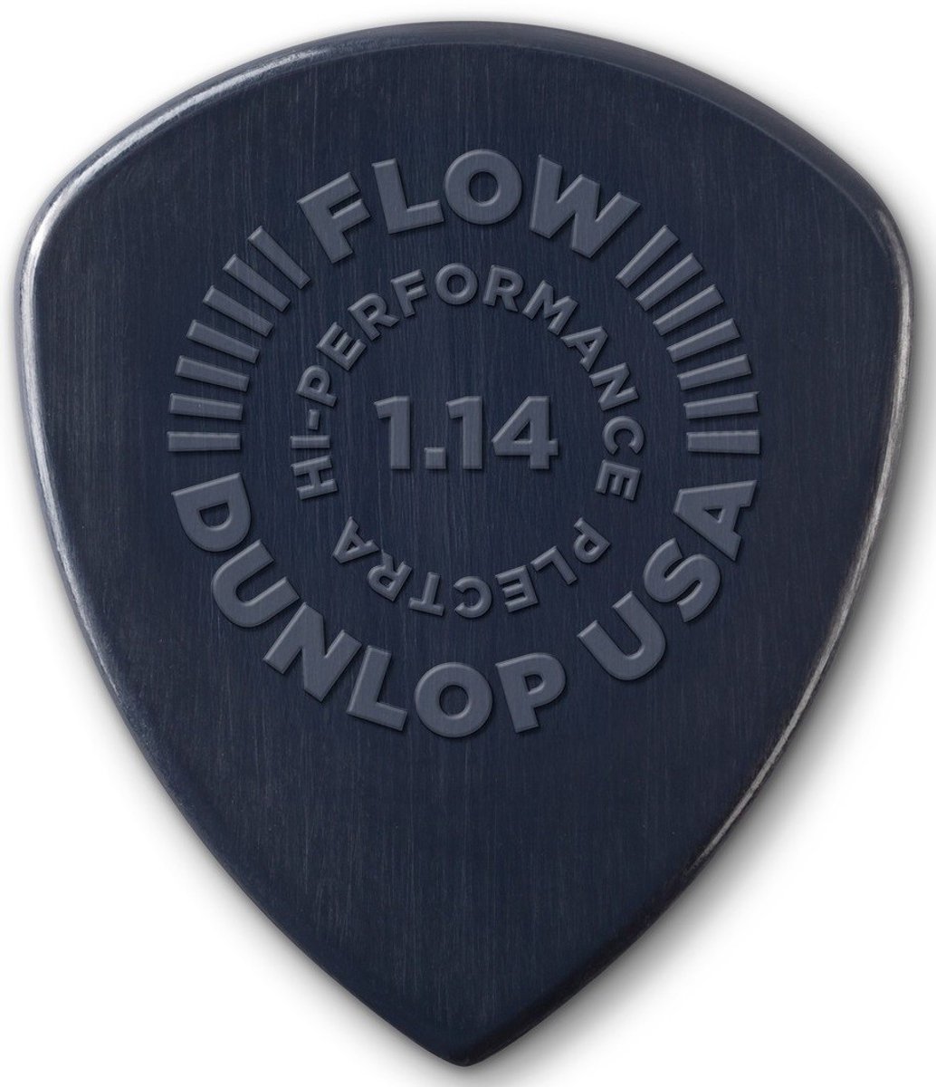 Jim Dunlop 541-114 Flow Nylon plectrum 1.14 mm - 12-pack