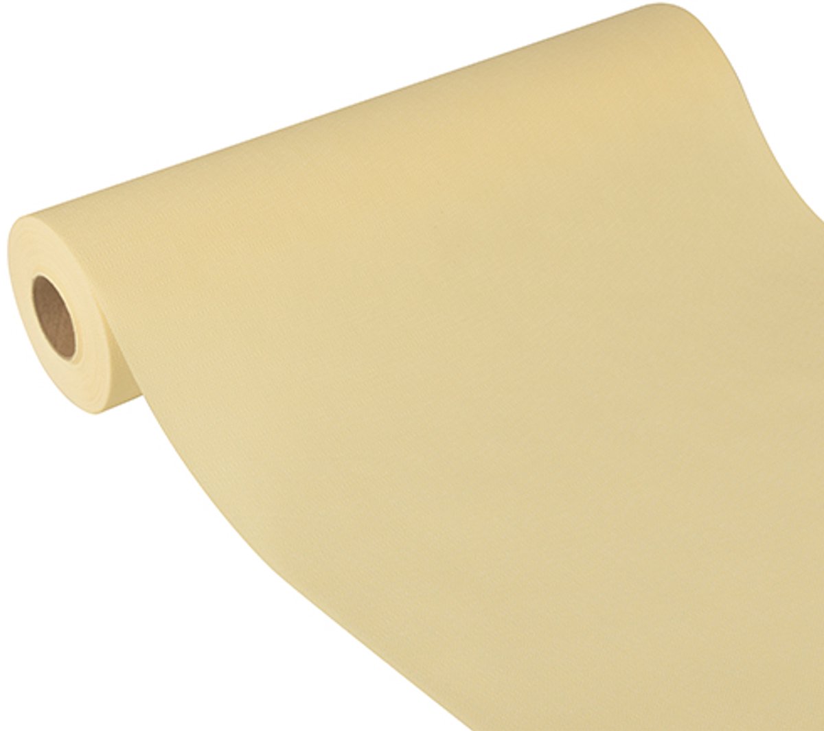 Tafellopers, stofkarakter, nonwoven "soft selection plus" 24 m x 40 cm champagne