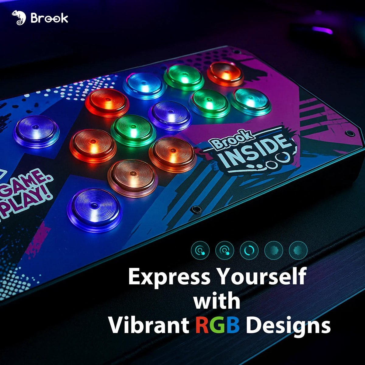 Brook Gen-5W PS5 / Steam Deck / PC Wireless Fighting Board thumbnail 3