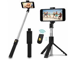 3-in-1 Selfie Stick Statief - Mini Selfie Stick met Afstandsbediening Telefoonaccessoires - Intrekbare Selfie Stick - Draagbare Monopod - Telefoonhouder - voor iPhone