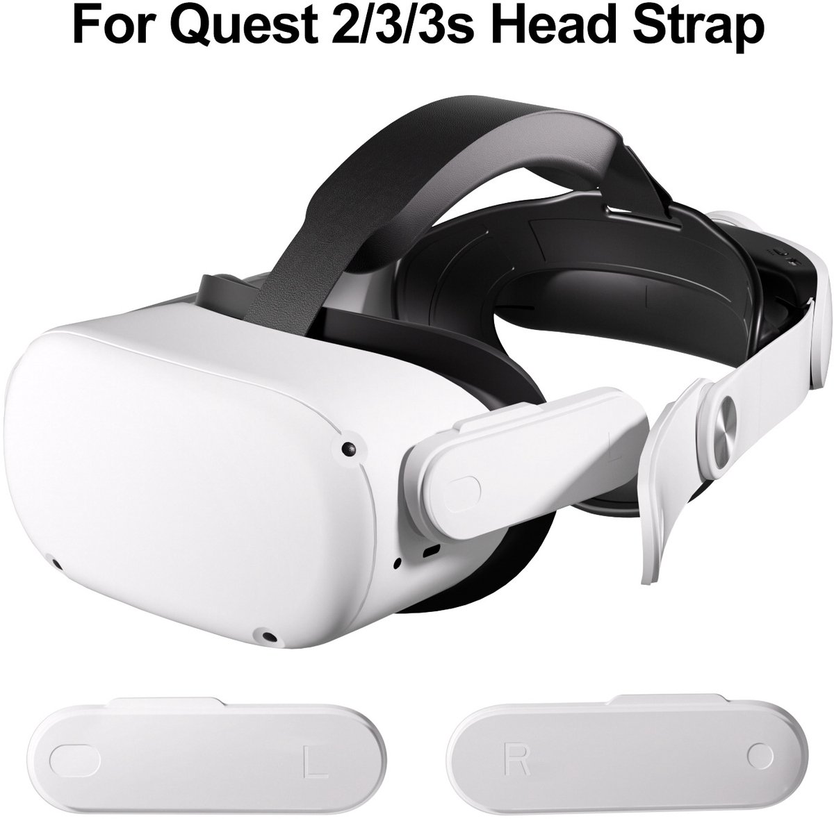 Geschikt voorMeta Quest3/3S/2 Elite Hoofdband Verstelbare Maat Decompressie VR Accessoire thumbnail 2