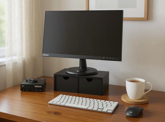 Monitor verhoger met lade - Monitorstandaards kopen? | Korting tot 3