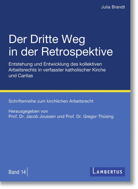 Schriftenreihe zum kirchlichen Arbeitsrecht 14 - Der Dritte  ... - cover