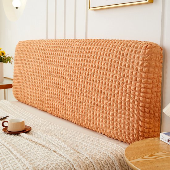 Fluwelen stretch zachte hoofdbordhoes voor 140/160/180 cm hoofdeinde