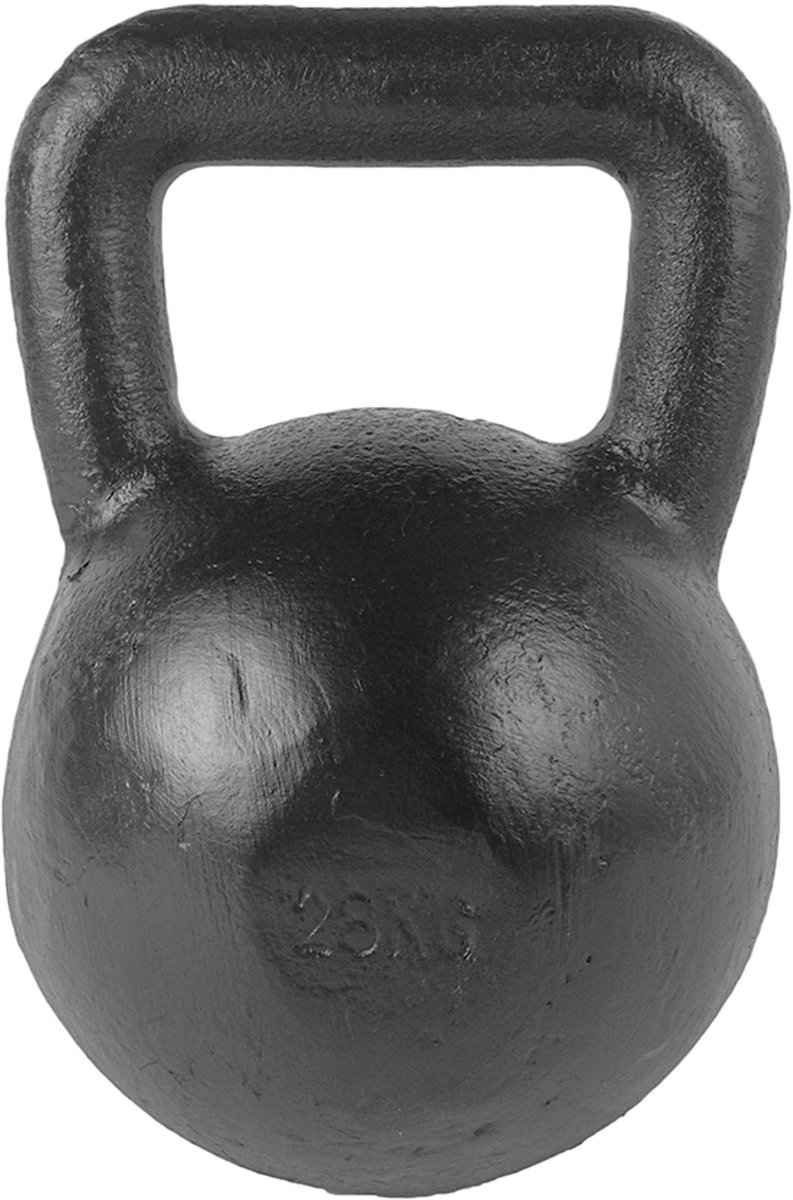Tunturi Kettlebell - 28 kg - Zwart - Incl. gratis fitness app