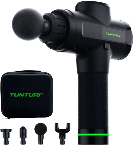 Tunturi MG50 Massage Gun - Incl. Opzetstukken en koffer -
