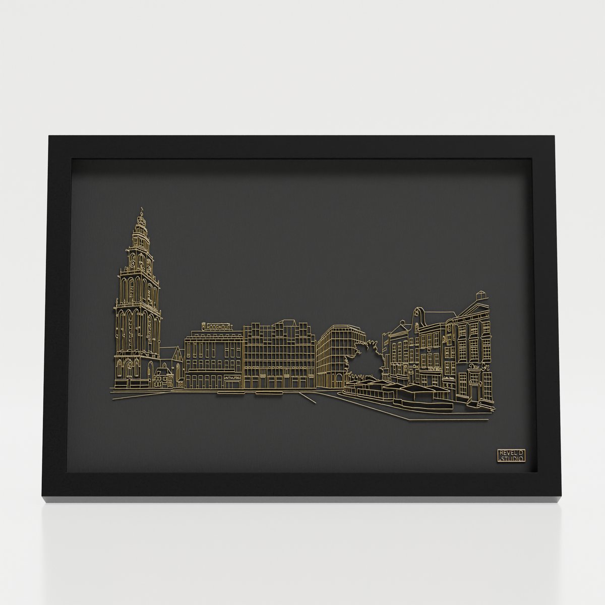 Grote Markt - Groningen – Fotolijst(3D- Print)