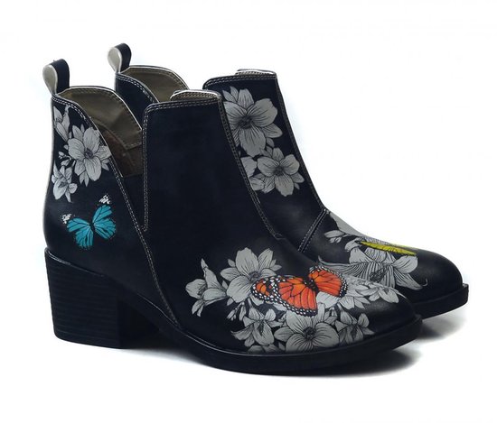GOBY - Butterfly - Bottes pour femmes - Baskets pour femmes - Bottes femmes - Haute qualité - Fait main - Taille 38