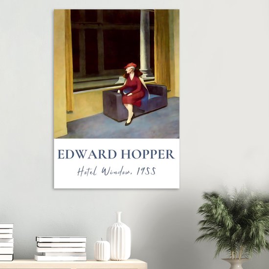 Edward Hopper - Affiche pour vitrine Hotel 70x100 cm