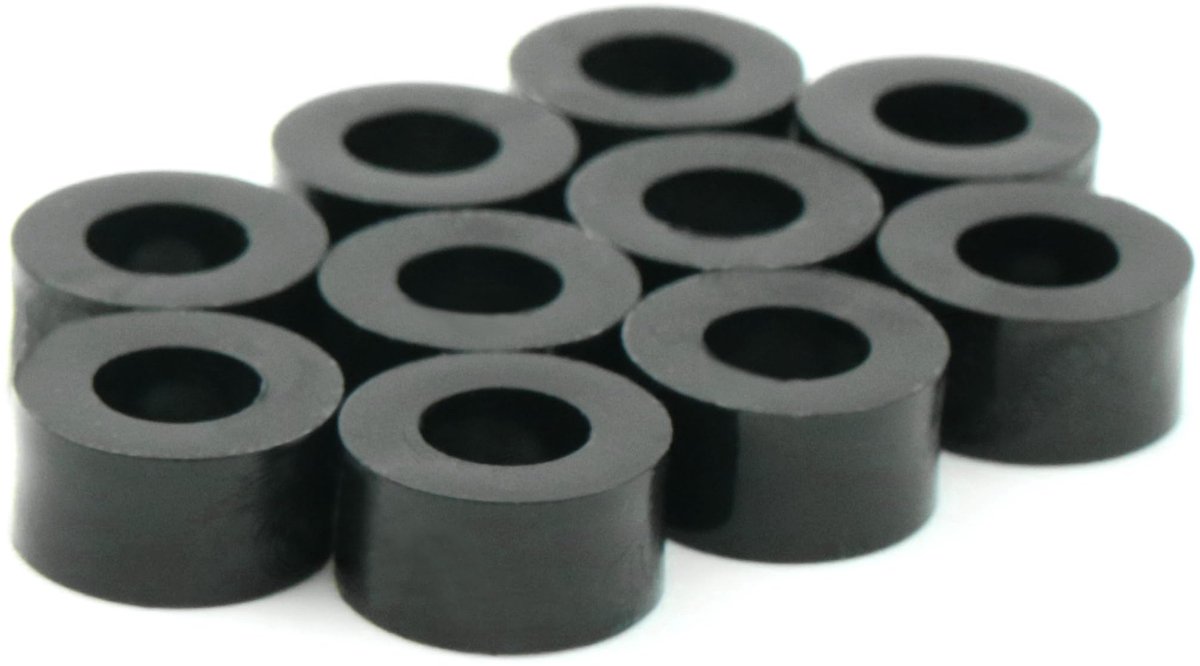 Afstandshulzen Sluitringen L 5 mm - Ã˜ 10/5 mm - 10x HD-polyethyleen