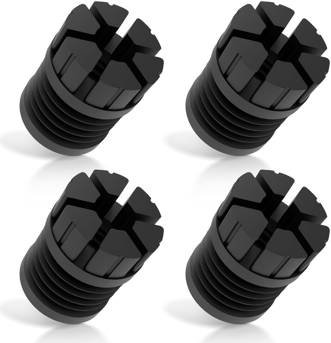 Daity 4-pack - Compatibel met Bambu Lab X1/X1C/P1P/P1S antivibratievoetjes - Hittebestendige siliconen schokdempers verminderen 92% van de trillingen en voorkomen doorzakken