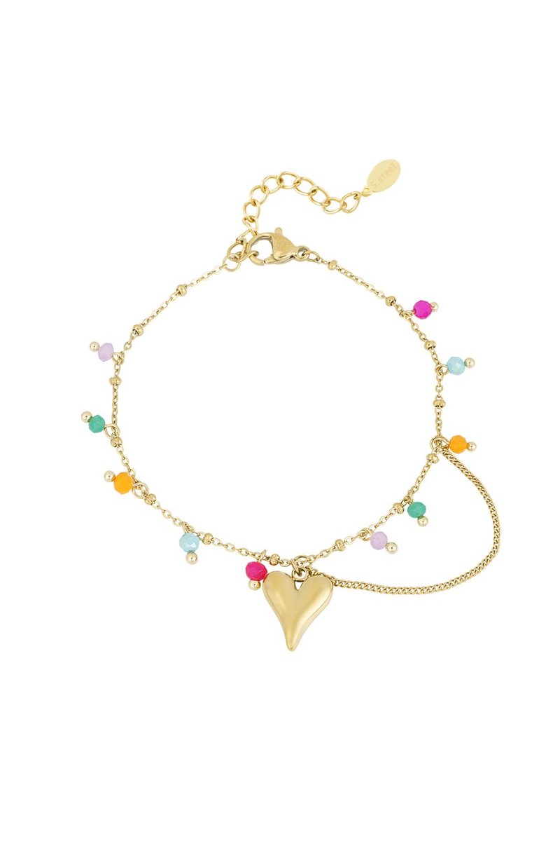 Heart pop armband