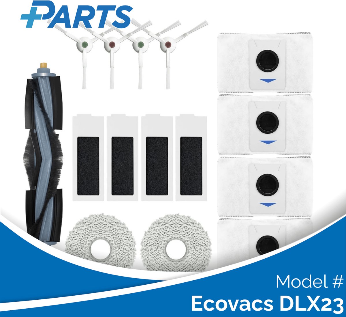 Ecovacs DLX23 Onderhoudsset (Plus.Parts® alternatief voor DKT010095)
