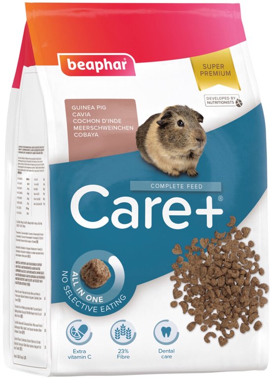 Beaphar Care+ Cavia - 4 x 1,5 kg - Voordeelverpakking