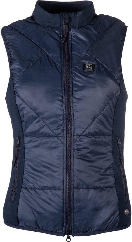 Gilet chauffant - Slimline- Gilet sans manches très ajusté Blauw taille M (idéal sous une veste)