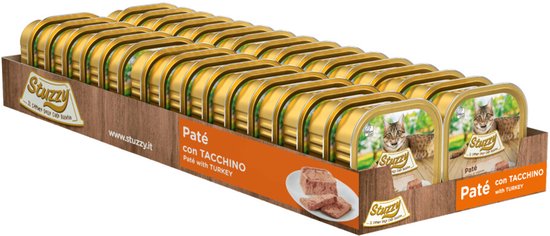 Stuzzy Kattenvoer Paté Kalkoen - 32 x 100 gr - Voordeelverpakking