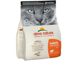 Almo Nature Cat Droog Witvis/Rijst 2 kg