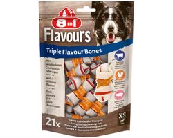 4x 8in1 Triple Flavour Bones XS 21 stuks