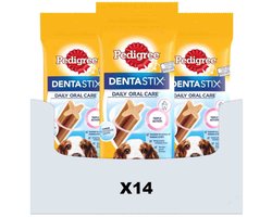 14x Pedigree Dentastix Hondensnacks Medium Single 5-pack 128 gr