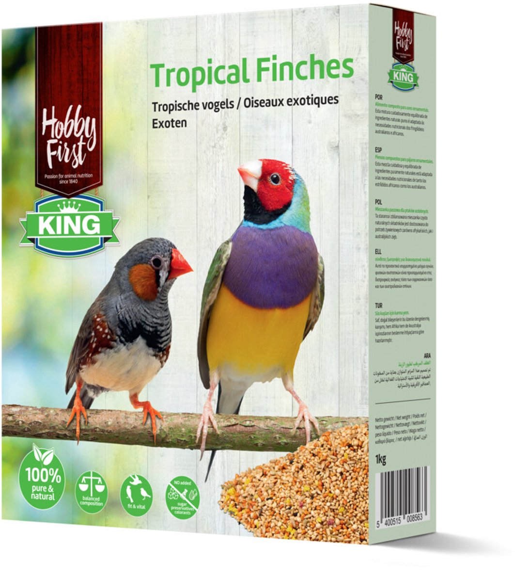 HobbyFirst King Tropische Vogels - 1 kg