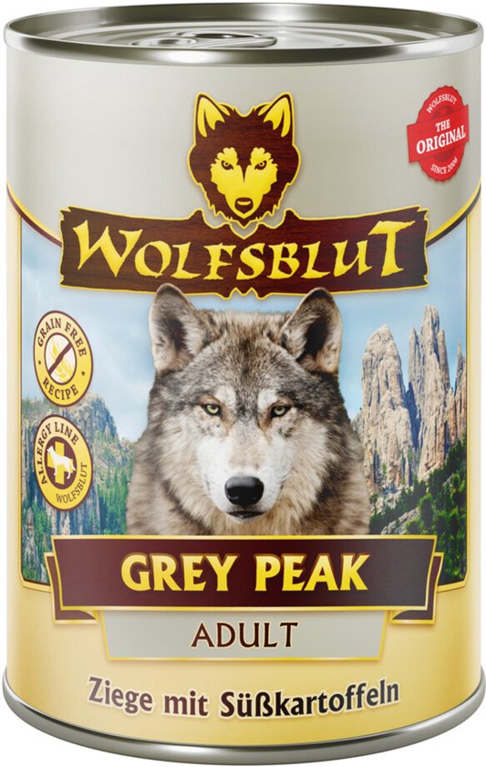 Wolfsblut Grey Peak Adult - 6 x 395 gr - Voordeelverpakking