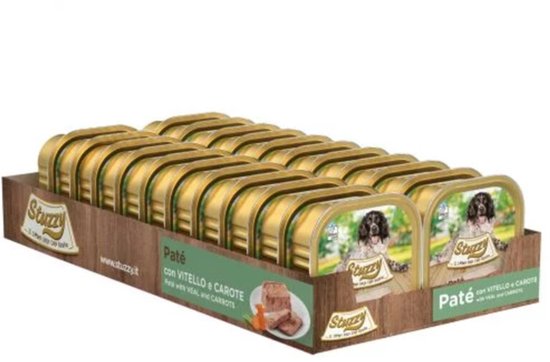 Stuzzy Hondenvoer Paté Kalf - 22 x 150 gr - Voordeelverpakking